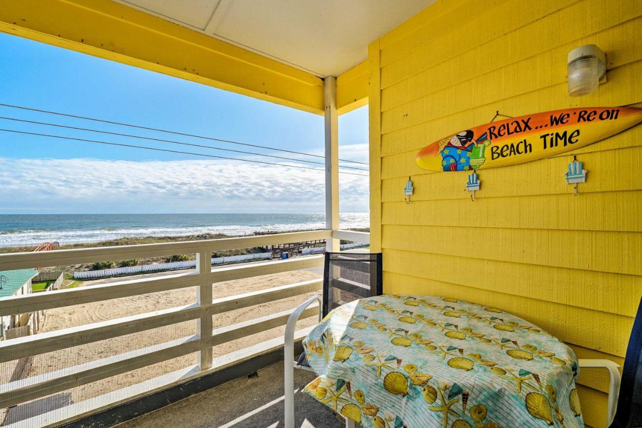 Apartamento Breezy Beach Retreat With 180-Degree Ocean Views! Carolina Beach Exterior foto