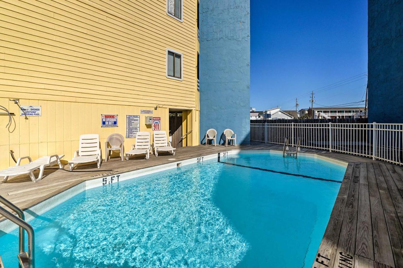 Apartamento Breezy Beach Retreat With 180-Degree Ocean Views! Carolina Beach Exterior foto